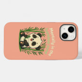 Mentally in the Bamboo Zone – Cute Panda iPhone Ca Case-Mate iPhoneケース (裏面 (横))