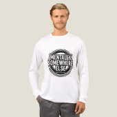 MENTALLY SOMEWHERE ELSE - ヴィンテージストリートウェア トライブレンドTシャツ (正面全体)
