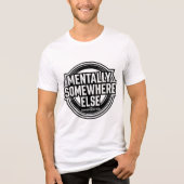 MENTALLY SOMEWHERE ELSE - ヴィンテージストリートウェア トライブレンドＴシャツ (正面)