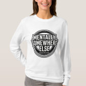 MENTALLY SOMEWHERE ELSE - Vintage Streetwear Tシャツ (正面)