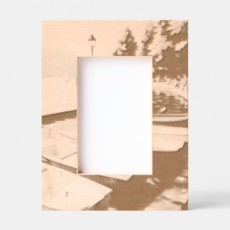 Menthon Saint Bernard レーザー彫刻フレーム