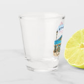 Menton bicycle French Riviera Shot Glass ショットグラス (左)