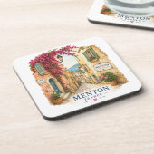 Menton Charming Old Town Alley coasters コースター (左側)