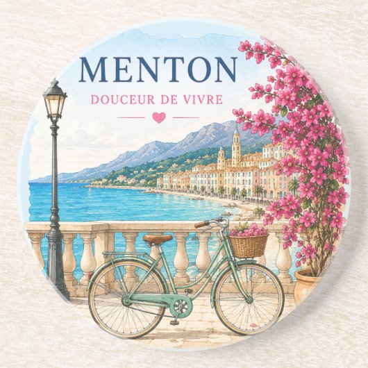 Menton Charming Old Town Alley coasters コースター (正面)