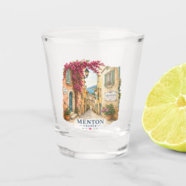 Menton Charming Old Town Alley Shot Glass ショットグラス