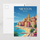 Menton France ポストカード (正面/裏面)