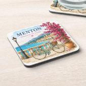 Menton French Riviera bicycle coasters コースター (左側)