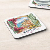 Menton French Riviera coasters コースター (左側)