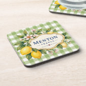 Menton Lemon Cote d Azur coasters コースター (左側)