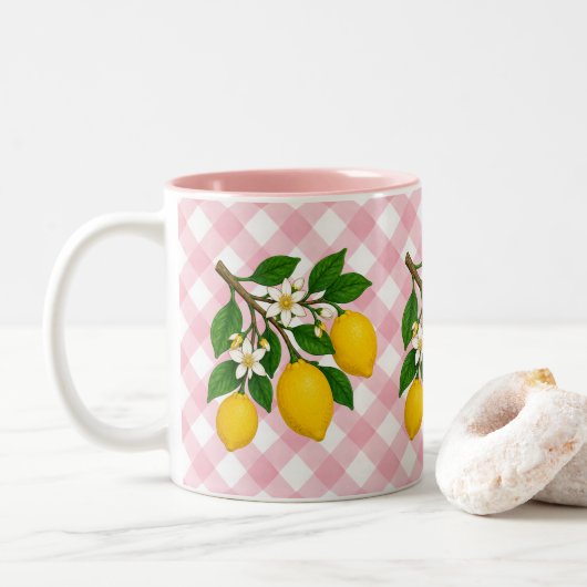Menton Lemon Two-Tone Mug ツートーンマグカップ (ドーナツ)
