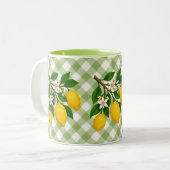 Menton Lemon Two-Tone Mug ツートーンマグカップ (正面左)