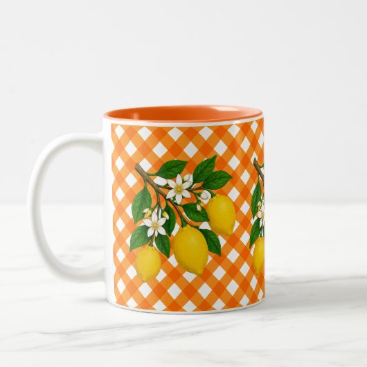 Menton Lemon Two-Tone Mug ツートーンマグカップ (左)