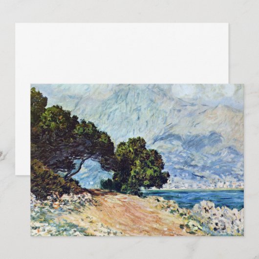 Menton Seen from Cap Martin by Claude Monet (正面/裏面)
