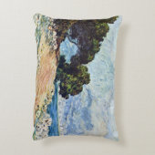 Menton Seen from Cap Martin by Claude Monet アクセントクッション (裏面(縦))