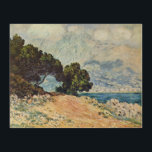 Menton Seen from Cap Martin by Claude Monet ウッドウォールアート<br><div class="desc">Menton Chap Martin(1884)からClaude Monetによって見られるMentonは、ヴィンテージの印象派の素晴らしアートサ絵画ーケープだ。木々、海、海岸海岸線が前面に並び、町や山々が背景になっている。空にはふわふわの雲が広がる晴れた日。Cap Martinの海岸から南フランスのMentonの都市の眺め。アーティストについて：クロード・モネ(1840-1926)は印象派の運動の創始者であフランスのり絵画、その絵画の大部分は「空中に浮かぶ」（野外に浮かぶ）スタイル印象派の風景である。</div>