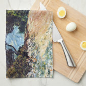 Menton Seen from Cap Martin by Claude Monet キッチンタオル (四つ折り)