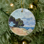 Menton Seen from Cap Martin by Claude Monet セラミックオーナメント<br><div class="desc">Menton Chap Martin(1884)からClaude Monetによって見られるMentonは、ヴィンテージの印象派の素晴らしアートサ絵画ーケープだ。木々、海、海岸海岸線が前面に並び、町や山々が背景になっている。空にはふわふわの雲が広がる晴れた日。Cap Martinの海岸から南フランスのMentonの都市の眺め。アーティストについて：クロード・モネ(1840-1926)は印象派の運動の創始者であフランスのり絵画、その絵画の大部分は「空中に浮かぶ」（野外に浮かぶ）スタイル印象派の風景である。</div>