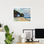 Menton Seen from Cap Martin by Claude Monet ポスター (ホームオフィス)