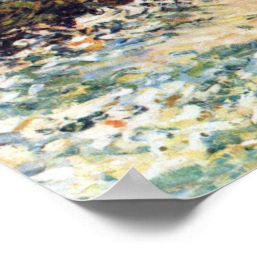 Menton Seen from Cap Martin by Claude Monet ポスター (角)