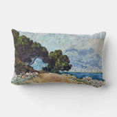 Menton Seen from Cap Martin by Claude Monet ランバークッション (裏面)