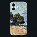 Menton Seen from Cap Martin by Claude Monet iPhone 16ケース<br><div class="desc">Menton Chap Martin(1884)からClaude Monetによって見られるMentonは、ヴィンテージの印象派の素晴らしアートサ絵画ーケープだ。木々、海、海岸海岸線が前面に並び、町や山々が背景になっている。空にはふわふわの雲が広がる晴れた日。Cap Martinの海岸から南フランスのMentonの都市の眺め。アーティストについて：クロード・モネ(1840-1926)は印象派の運動の創始者であフランスのり絵画、その絵画の大部分は「空中に浮かぶ」（野外に浮かぶ）スタイル印象派の風景である。</div>