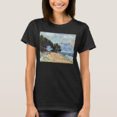 Menton Seen from Cap Martin by Claude Monet Tシャツ (正面)