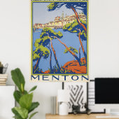 Menton Travelポスター ポスター (ホームオフィス)