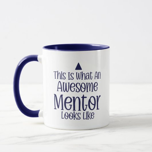 Mentor Appreciation Mug – Personalized Gift マグカップ (左)