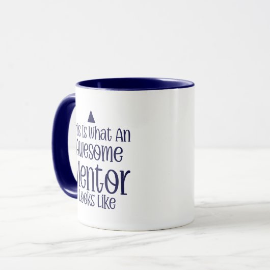 Mentor Appreciation Mug – Personalized Gift マグカップ (正面左)