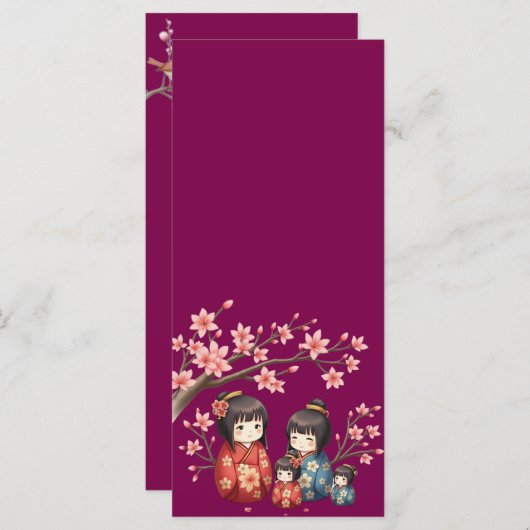 Menu メニュー (正面/裏面)