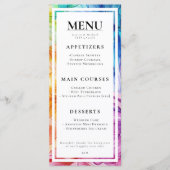 MENU +素敵な文字Ethereal開花 メニュー (正面)