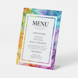 MENU card Ethereal開花 台座サイン