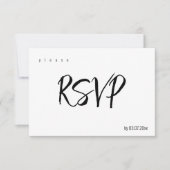 MENU choice💍ミニマルエレガントリスト 出欠カード (正面)