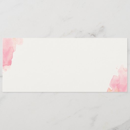 Menu "Coquelicots" プログラム (裏面)