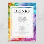 MENU + DRINKS Ethereal開花 メニュー (裏面)