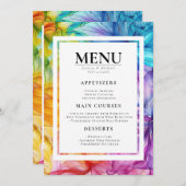 MENU + DRINKS Ethereal開花 メニュー (正面/裏面)