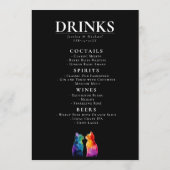 🌈 MENU + DRINKS Purrfectly Yours: A Rainbow Love  メニュー (裏面)
