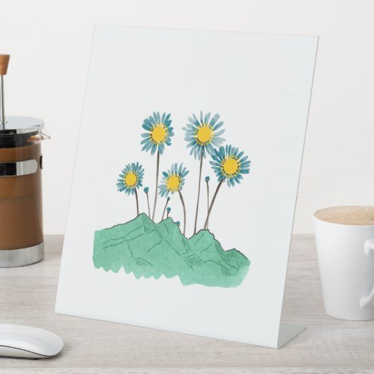 Menu Kazakhstan  台座サイン (インサイチュ)