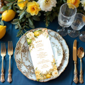 Menú plano メニュー