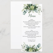 Menú Plano de vegetación メニュー (正面/裏面)