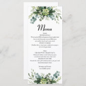 Menú Plano de vegetación メニュー (正面/裏面)