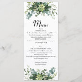 Menú Plano de vegetación メニュー (正面)