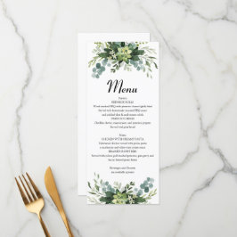 Menú Plano de vegetación メニュー