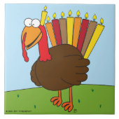 MenurkeyタイルかTrivet (大きい) タイル (正面)