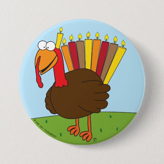 Menurkey Pin (大きい) 缶バッジ (正面)