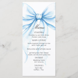 Menus for a modern  baby shower. メニュー