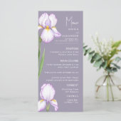 Menus for a modern wedding. メニュー (スタンド正面)