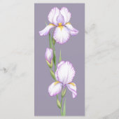 Menus for a modern wedding. メニュー (裏面)