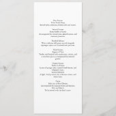 Menus Template Casamento Elegante Floral  メニュー (正面)