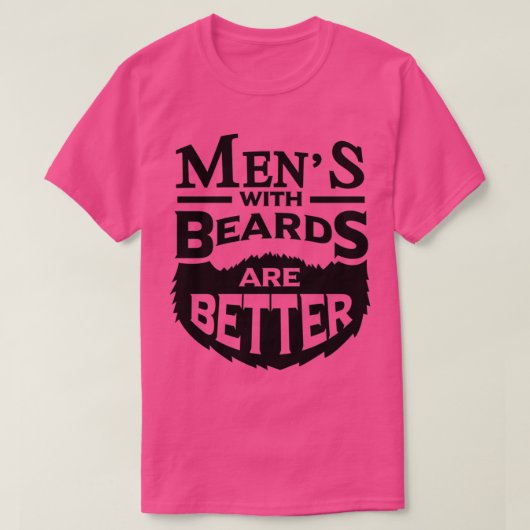 Menx27sはBeardsとBetter Fatherx27sデイギフト Tシャツ (デザイン正面)